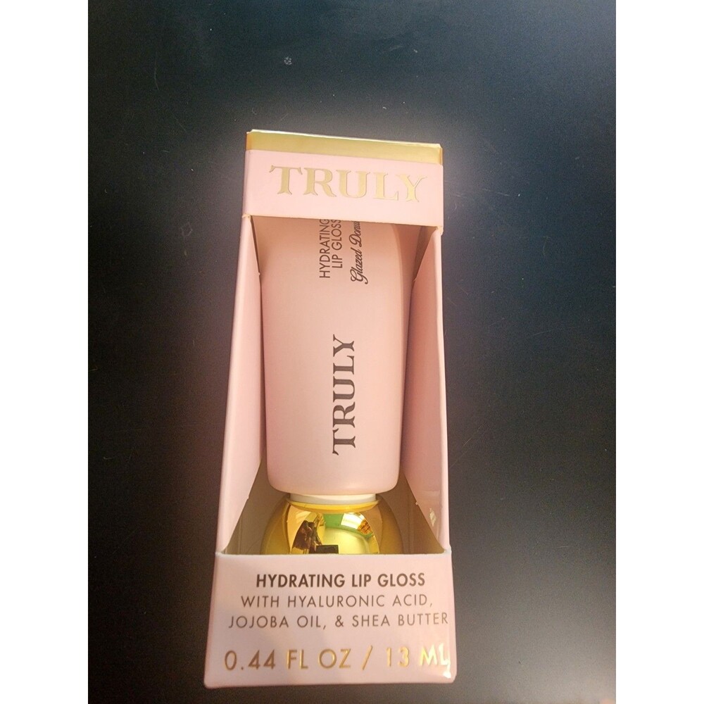 Truly Glazed Donut hydrating high shine Semi sheer Gloss Mauve Pink 13ml msrp$29